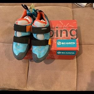 Scarpa climbing shoes